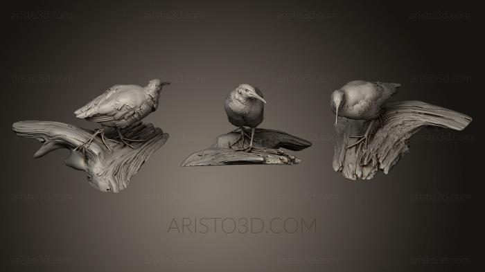 Bird figurines (STKB_0149) 3D model for CNC machine